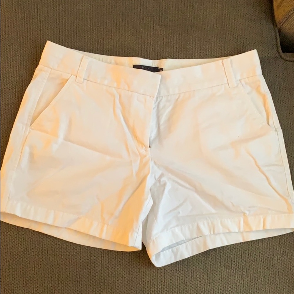 JCREW White Chino Short Size 10